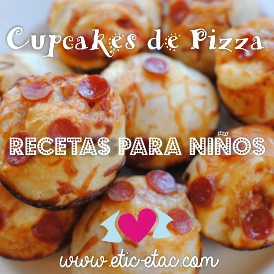 recetas para niños: cupcakes de pizza