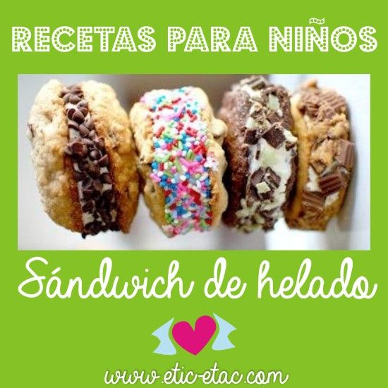 sandwich de helado