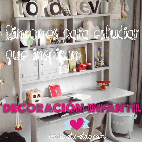 zona de estudiodecoracion infantil