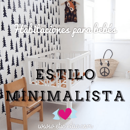 HABITACION PARA BEBE MINIMALISTA