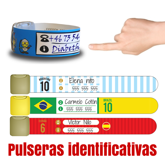 pulseras identificativas