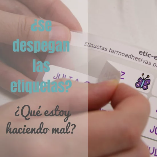 etiquetas para marcar la ropa