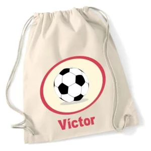 Mochila de algodón Pelota de Fútbol-0